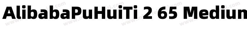 AlibabaPuHuiTi 2 65 Medium 中字体转换
